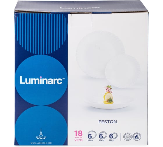 Изображение товара Набор столовый LUMINARC ФЭСТОН 18пр V5718