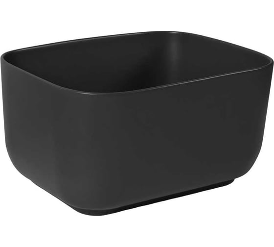 Изображение товара Керамическая раковина Santi Line накладная (чёрная матовая) SL-1112MB