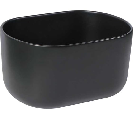 Изображение товара Керамическая раковина Santi Line накладная (чёрная матовая) SL-1113MB