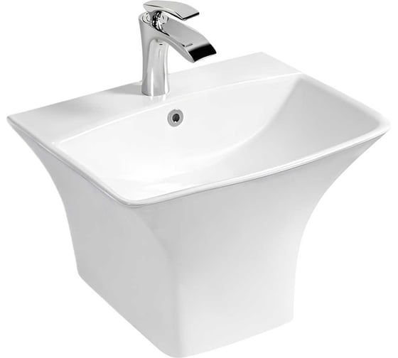 Изображение товара Керамическая раковина Santi Line подвесная, с переливом SL-4021