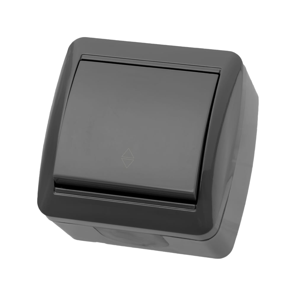 Изображение товара 1-клавишный проходной выключатель IP44 10А серия Селигер TDM ELECTRIC SQ1818-0111