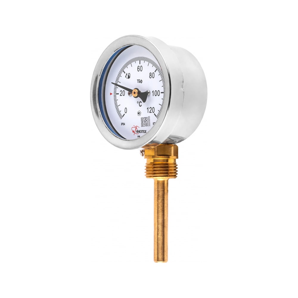 Изображение товара Термометр Физтех АО ТБф-120 радиальное G1/2 0-120°C IP54