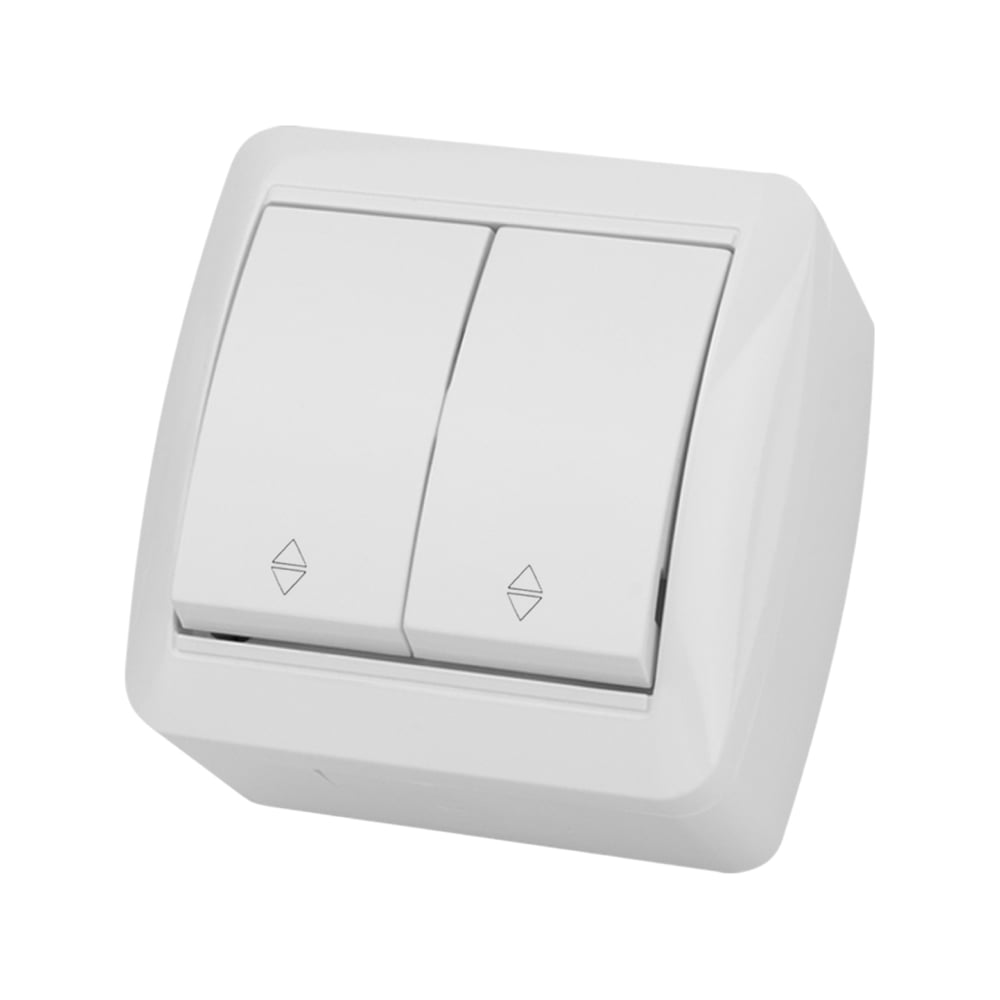 Изображение товара 2-клавишный выключатель TDM ELECTRIC IP44 белый SQ1818-0012