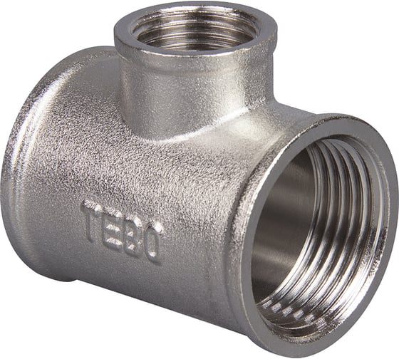 Изображение товара Тройник переходной TEBO ВР 3/4"x1/2"x3/4" латунь T-ЛР.Тр.1.34-12-34.CN