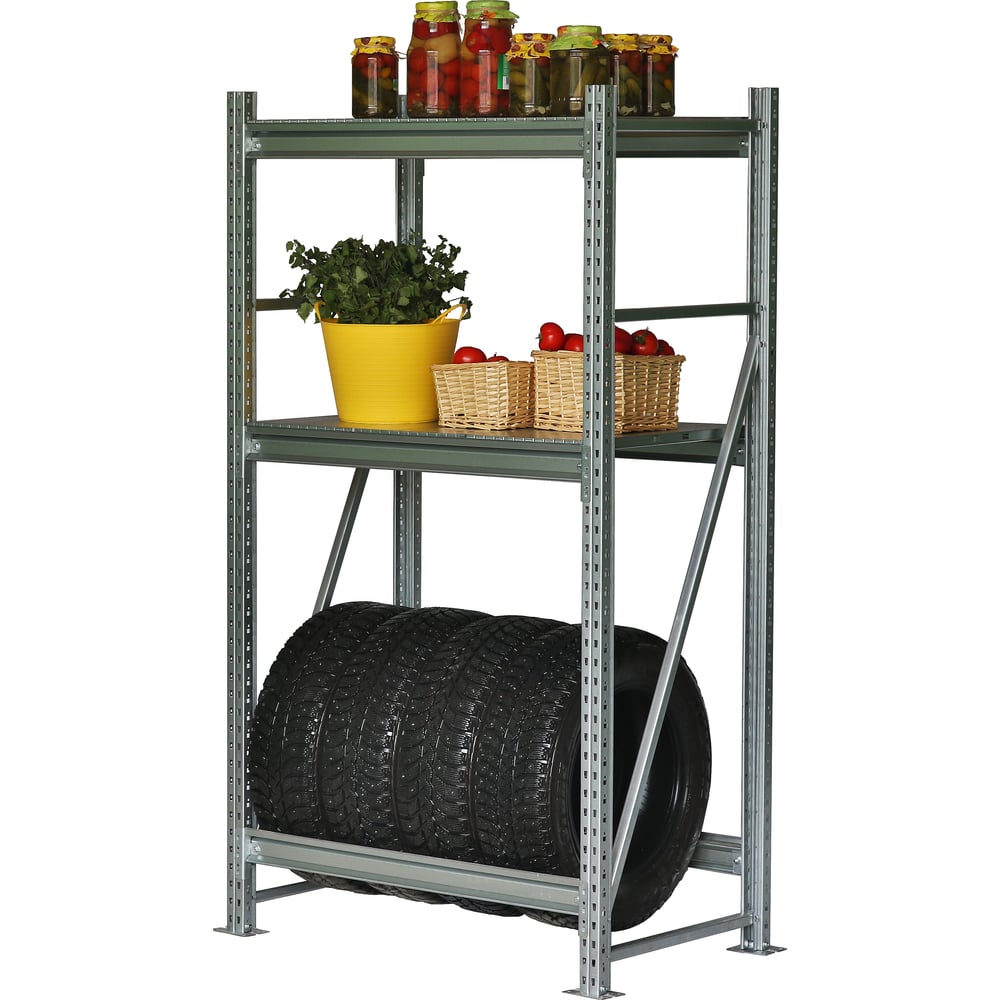 Изображение товара Стеллаж профессиональный. Стеллажная система Steller 180x120x60 см 7308919785