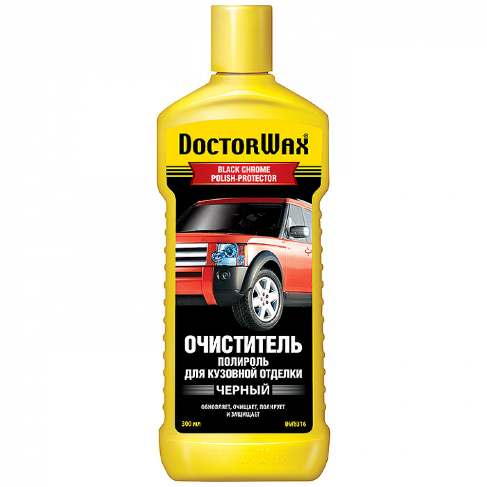 фото Очиститель-полироль для декоративной кузовной отделки черного цвета doctorwax