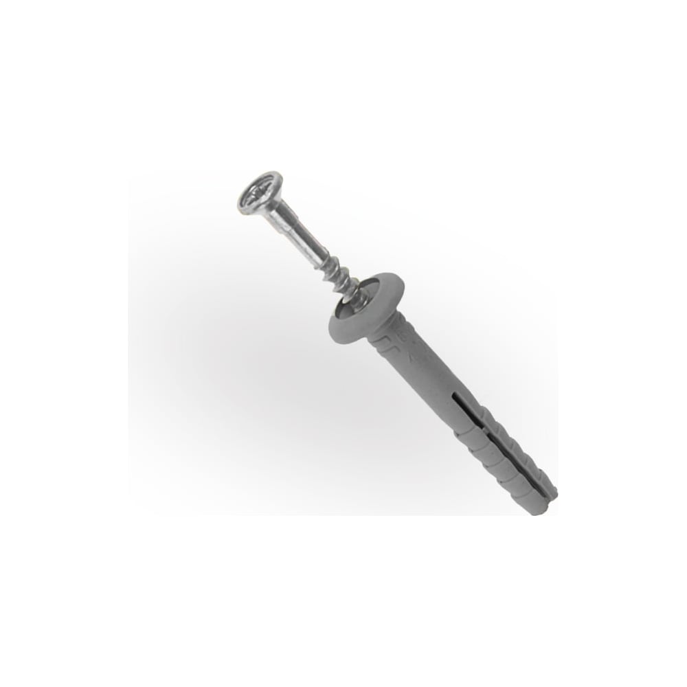 Изображение товара Дюбель-гвоздь ЖЕСТЬ нейлон 6x60 мм грибовидная манжета 8 шт европодвес