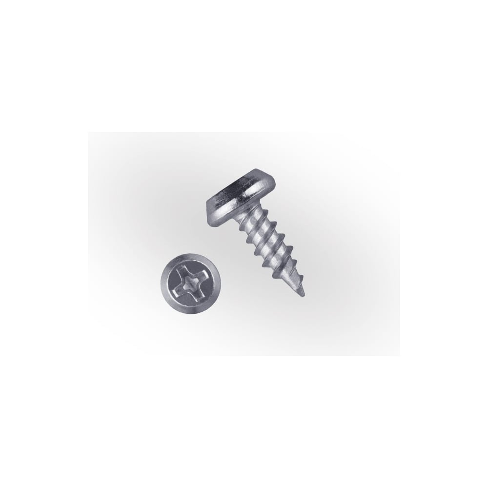 Изображение товара Саморез ЖЕСТЬ "клоп", острый, оцинкованный, 3,5x11 мм, 50 шт., европодвес УТ-00002398