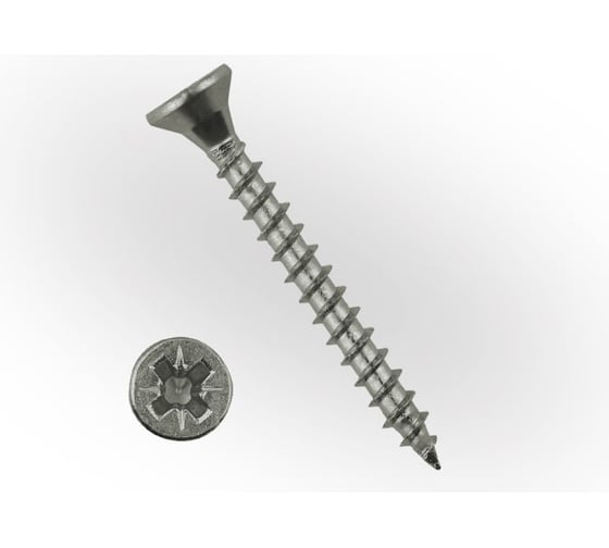 Изображение товара Саморез универсальный ЖЕСТЬ нерж. А2, 4,5x60 мм, 6 шт., европодвес УТ-00009735