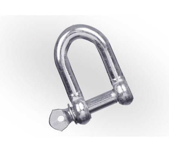 Изображение товара Скоба такелажная ЖЕСТЬ оцинкованная, 6 мм, 2 шт., европодвес УТ-00003358