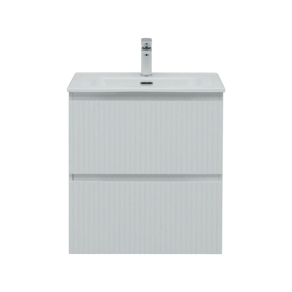 Изображение товара Тумба Aquanet Джейн 60 (Flat) белый матовый современная подвесная мебель