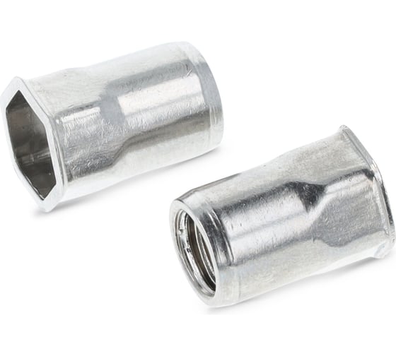 Изображение товара Резьбовая заклепка Metiz-A2 ART 1027, М10x20.5 мм, А2, шестигранная с уменьш. потайн. борт, нерж., 10 шт. 1027210205 10