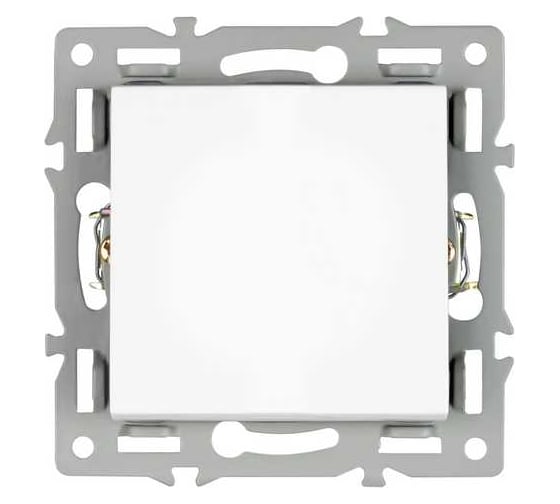 Изображение товара Механизм выключателя одноклавишный перекрёстный Arlight SWT-MKX1-PL-WH 1шт 043718