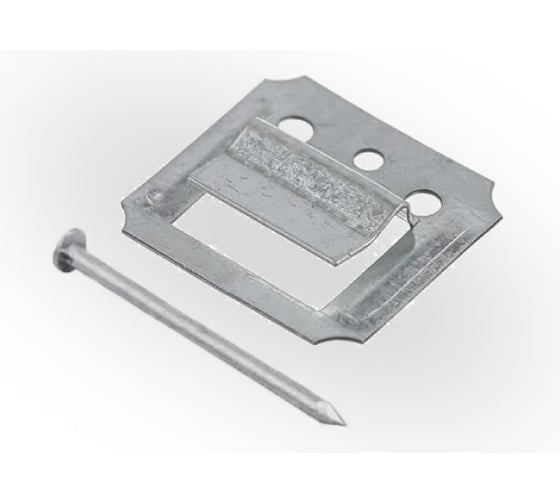 Изображение товара Крепеж для вагонки и панелей (кляймер) ЖЕСТЬ 3 мм, 100 шт., пакет УТ-00011592