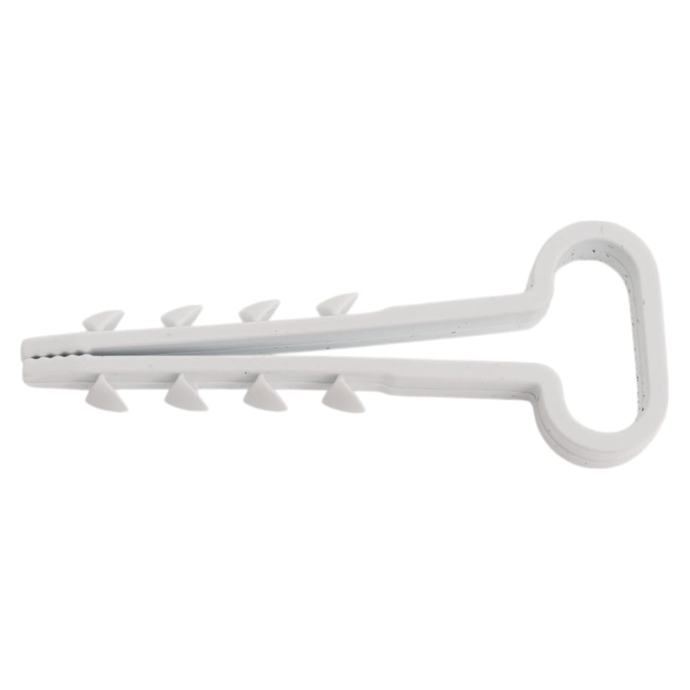 Изображение товара Дюбель-хомут для прямоугольного кабеля ЖЕСТЬ 14x6 мм, 10 шт., европодвес УТ-00011348