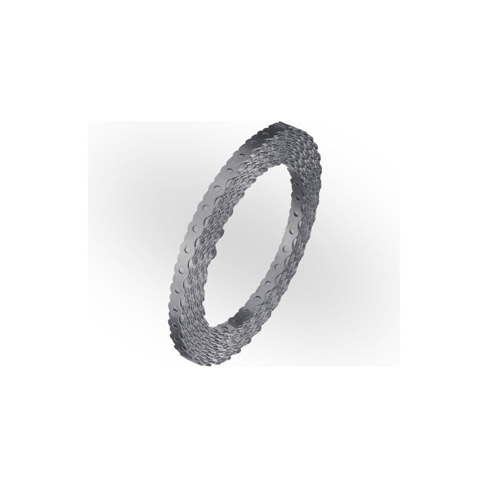 Изображение товара Монтажная оцинкованная перфорированная лента 0,7x12 мм 5 м ЖЕСТЬ