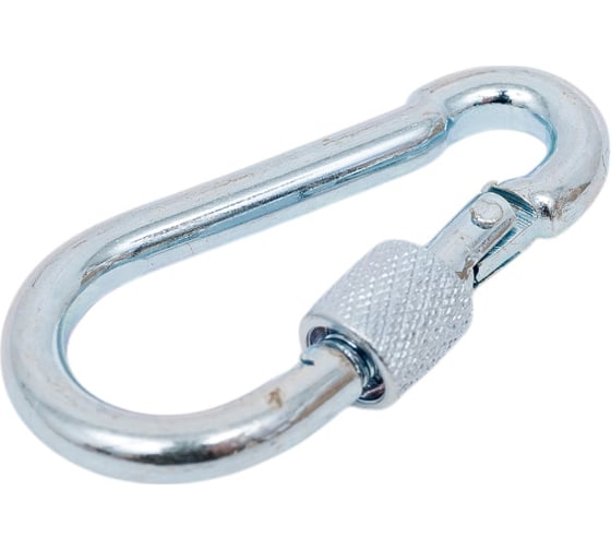 Изображение товара Карабин ЖЕСТЬ DIN 5299, пожарный, форма D, М4, 1 шт., европодвес УТ-00002337