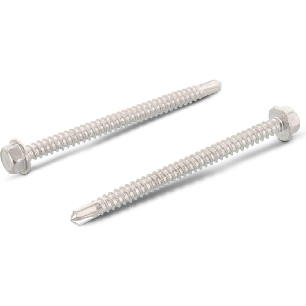 Изображение товара Саморез Metiz-A2 DIN7504 K M4.8x32 мм нержавеющий с буром в упаковке 10 шт