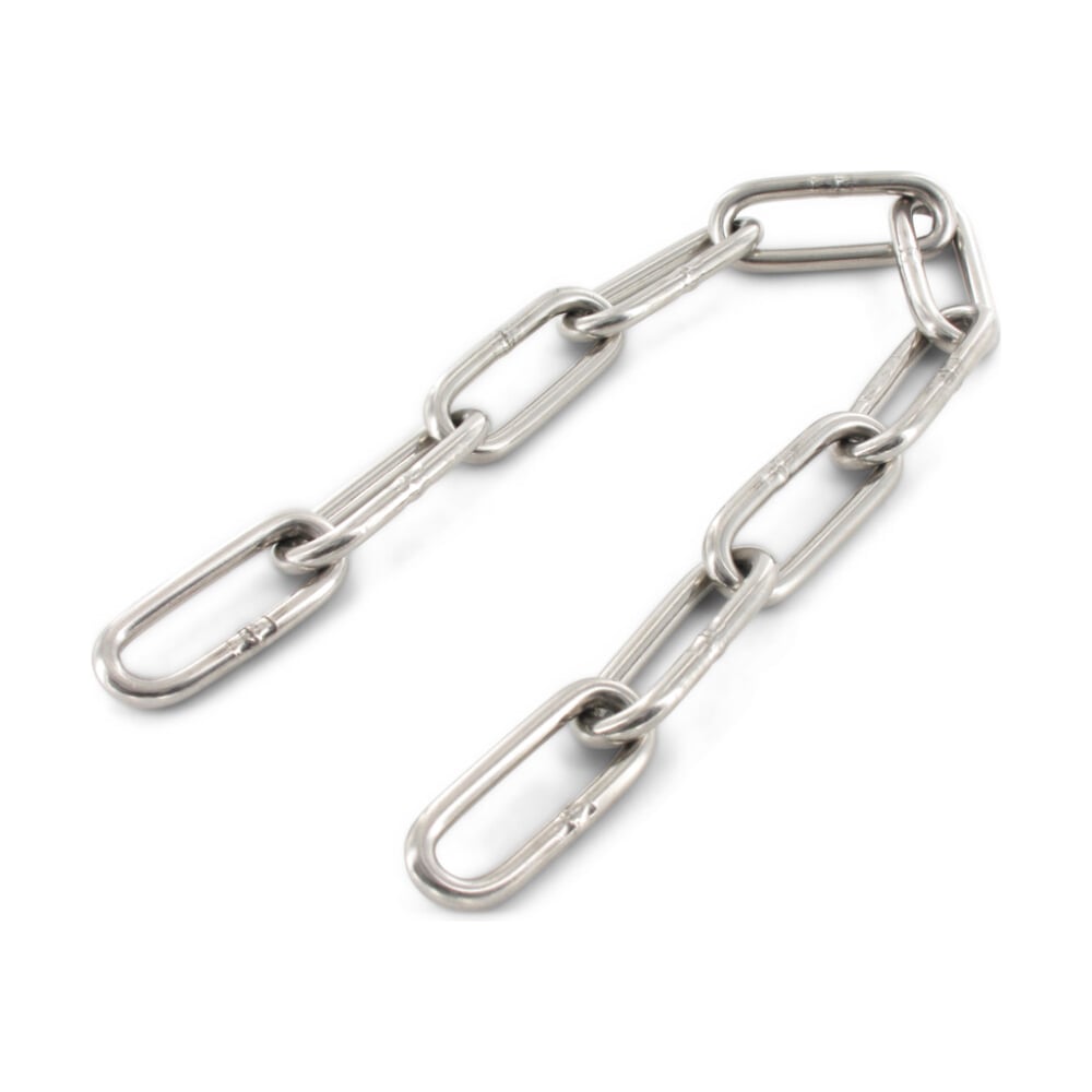 Изображение товара Цепь из нержавеющей стали Metiz-A2 DIN763 10м сварная длиннозвенна