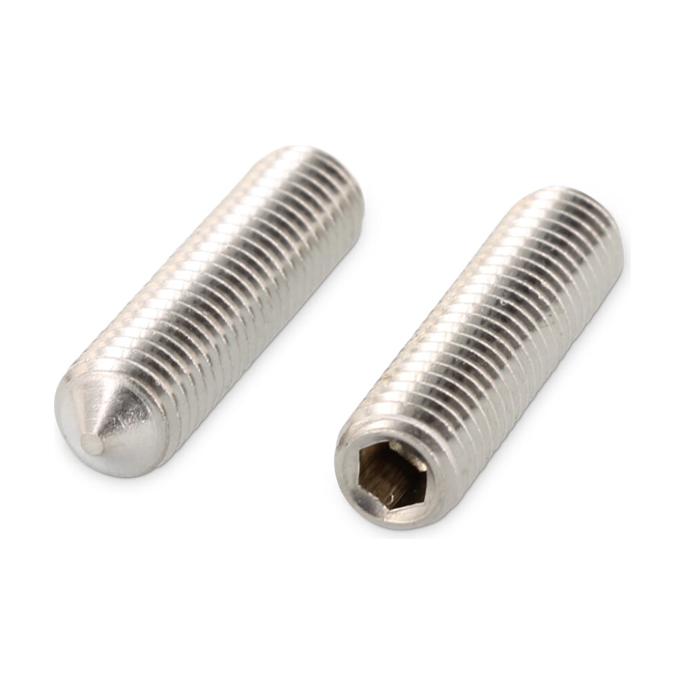 Изображение товара Винт установочный Metiz-A2 DIN 914 4 мм x 20 мм нержавеющая сталь 10 шт