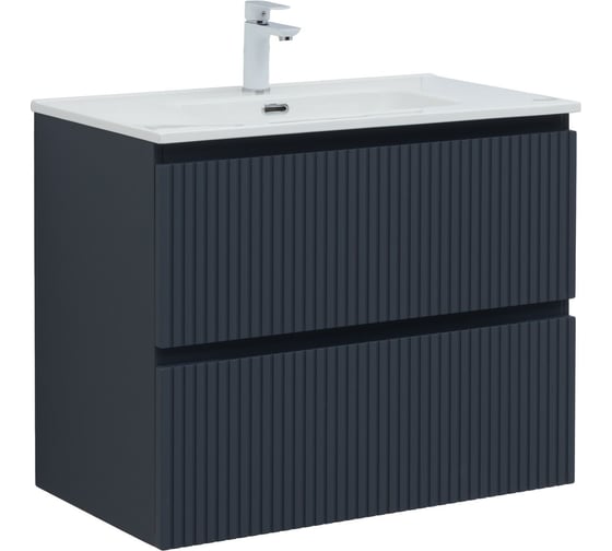 Изображение товара Тумба Aquanet Джейн 80 (Flat) цв.маренго (335429) 00335429