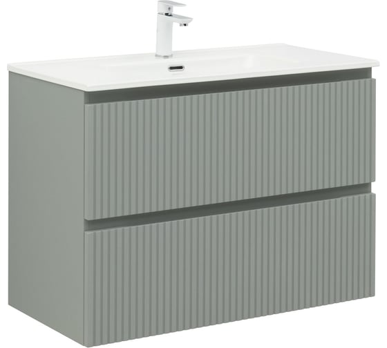 Изображение товара Тумба Aquanet Джейн 90 (Flat) цв.мисти грин (335435) 00335435