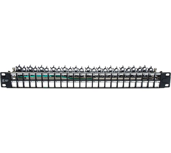 Изображение товара Коммутационная панель СегментЭнерго СегментЛАН 1U FTP, 48 портов, наборная, keystone, 12117-12199