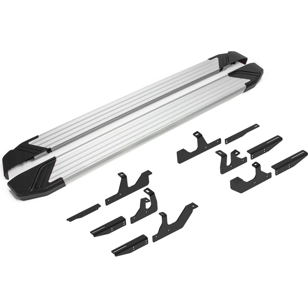 Изображение товара Пороги на авто Rival Silver для Geely Atlas 2023 - защита и стиль