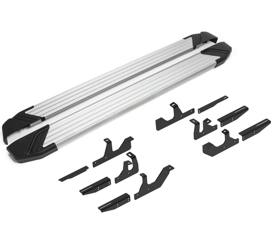 Изображение товара Пороги на авто Rival Silver Geely Atlas II поколение 2023-н.в., рынок РФ, 180 см F180AL.1909.1