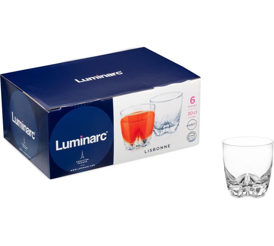 Изображение товара Набор стаканов LUMINARC LISBONNE 6 шт., 300 мл, низкие V0401