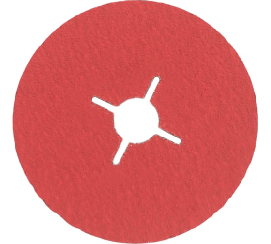 Изображение товара Фибровый шлифовальный круг CR5229 125х22 мм, керамика, P50, 10 шт Interflex 3024502501-10