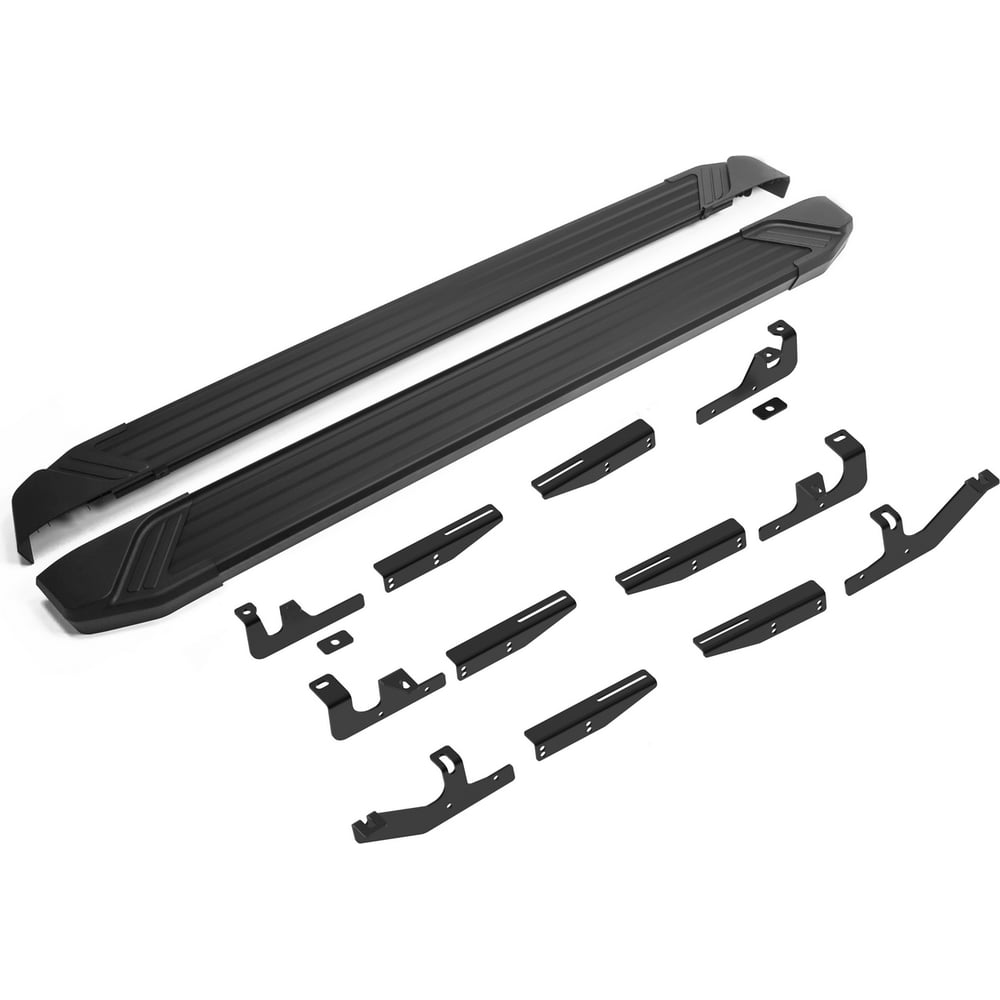 Изображение товара Пороги Rival Black для Geely Tugella 2020-н.в. алюминий и полипропилен