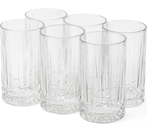 Изображение товара Набор стаканов LUMINARC ЧИКАГО высокий, 380 мл, 6 шт., O0513