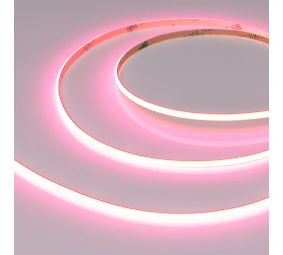 Изображение товара Светодиодная лента Arlight COB-X480-4mm 24V, Pink, 5м 046910