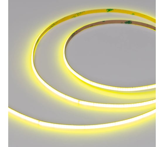 Изображение товара Светодиодная лента Arlight COB-X480-4mm 24V, Yellow Volt, 5м 046916