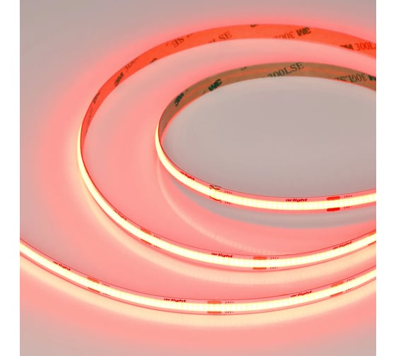 Изображение товара Светодиодная лента Arlight COB-X480-8mm 24V, Red, 5м 047739