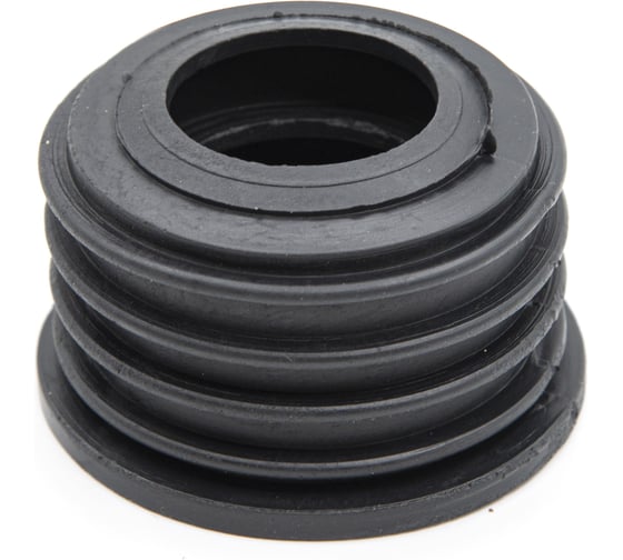 Изображение товара Манжета переходная трехлепестковая резиновая РемоКолор черная , 40x73мм, 5шт. (уп.) 67-0-197