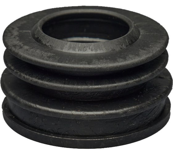 Изображение товара Манжета переходная трехлепестковая РемоКолор резиновая, черная , 32x50мм, 5шт. (уп.) 67-0-193