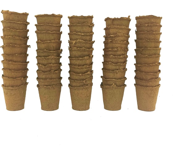 Изображение товара Набор торфяных горшочков ЛЕТО 60 мм, 60 мм, 50 шт. 97902
