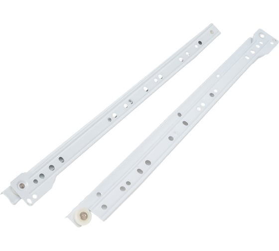 Изображение товара Направляющие StahlBuro роликовые, 400/0,8 мм, белый, копмлект 2 шт. 15920