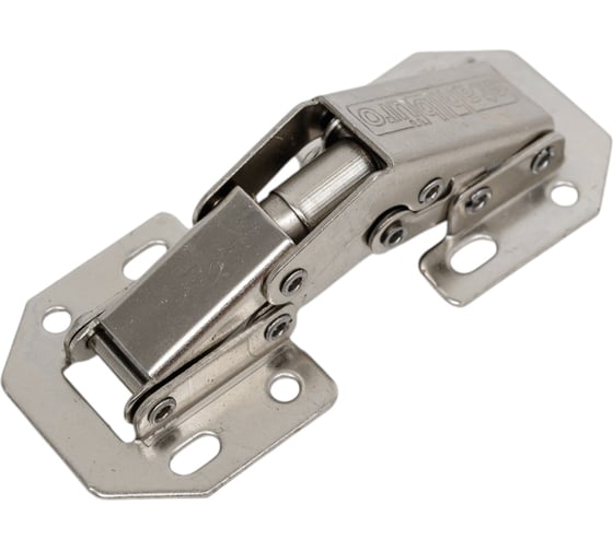 Изображение товара Петля мебельная StahlBuro 78х33 (малая) А-8 (8-шарнирная) 2шт., хром. без врезки 15914