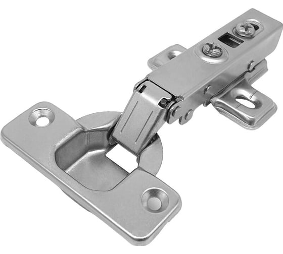 Изображение товара Петля мебельная StahlBuro 1109 Clip-On 2шт., хром. накладная с доводчиком 15904