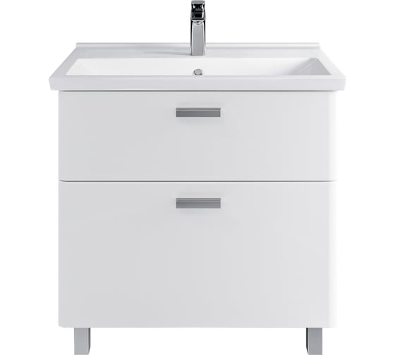 Изображение товара Тумба в ванную напольная с раковиной RUVANN WELLEN 80 + Фест 80 Т.WELLEN.Э-80Н-KIT-FES