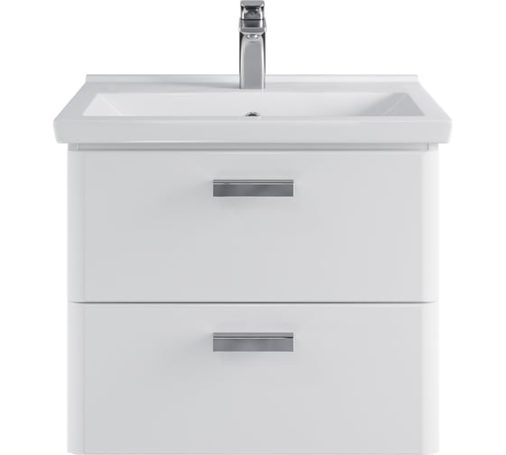 Изображение товара Тумба в ванную подвесная с раковиной RUVANN WELLEN 60 + Фест 60 Т.WELLEN.Э-60П-KIT-FES