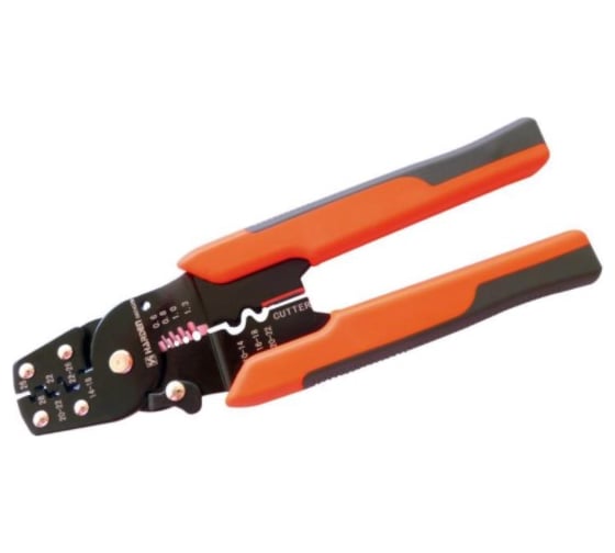 Изображение товара Электромонтажные клещи HARDEN для обжима, снятия изоляции и резки 0.6-2.0 мм 660629