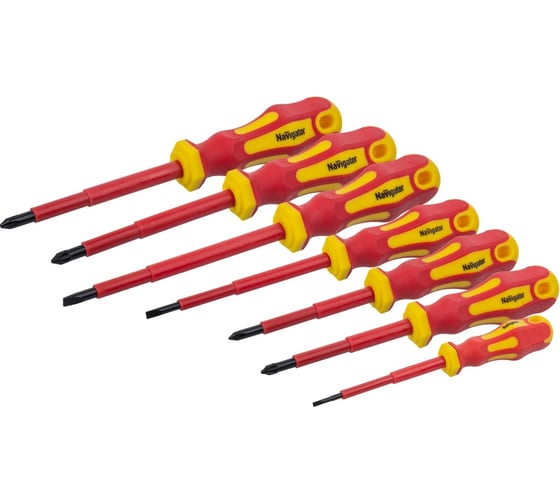 Изображение товара Отвёртка Navigator 82 354 NHT-Otd01-H7 /диэлектрические 7 шт/ 82354