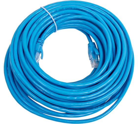 Изображение товара Патч-корд Ripo UTP4 Cat 6, RJ45-RJ45, 15,0 m, PVC, синий 003-300169