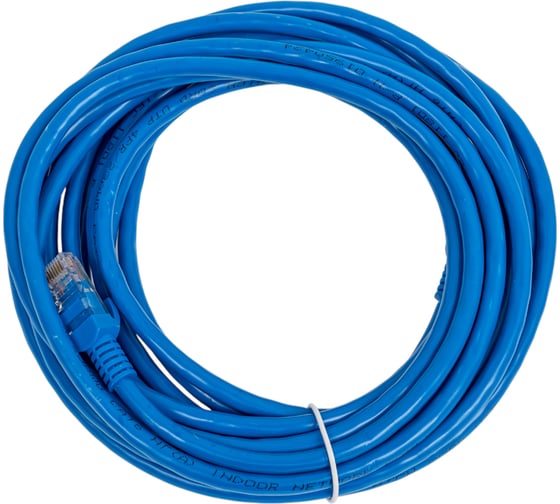 Изображение товара Патч-корд Ripo UTP4 Cat 6, RJ45-RJ45, 5,0 m, PVC, синий 003-300166