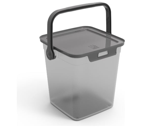 Изображение товара Контейнер для стирального порошка Полимербыт Smart 6,5 л, прозрачный 436930100