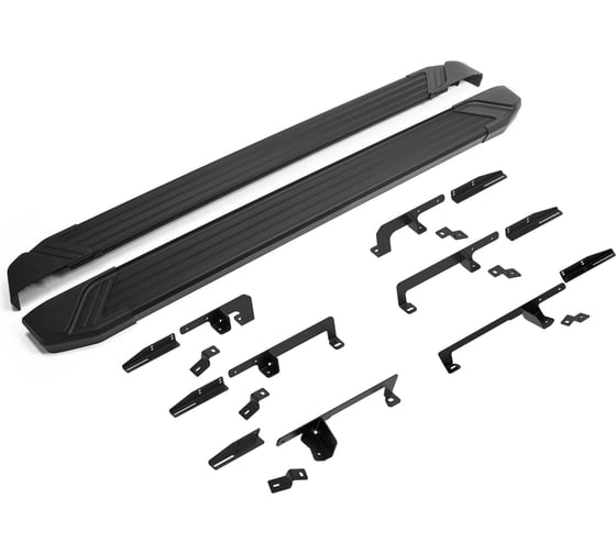 Изображение товара Пороги на авто Rival Black Jetour X90 Plus 2023-н.в., рынок РФ, 193 см, 2 шт. F193ALB.0912.1